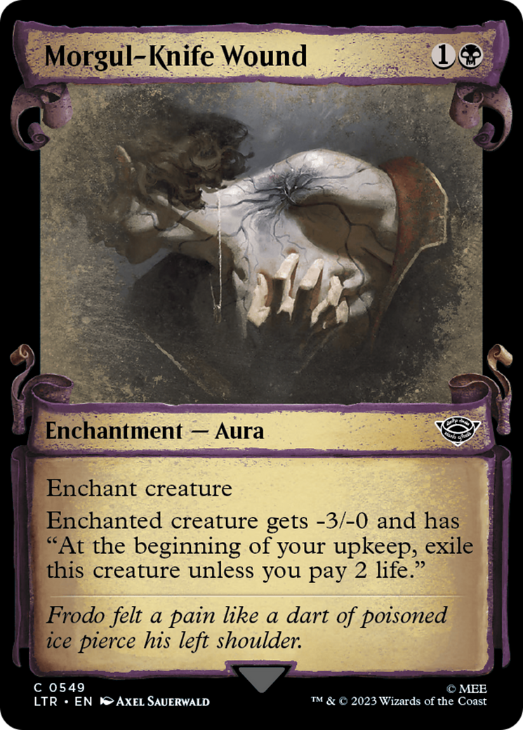 Morgul-Knife Wound (LTR-549) (Showcase) (Scroll) (Foil)