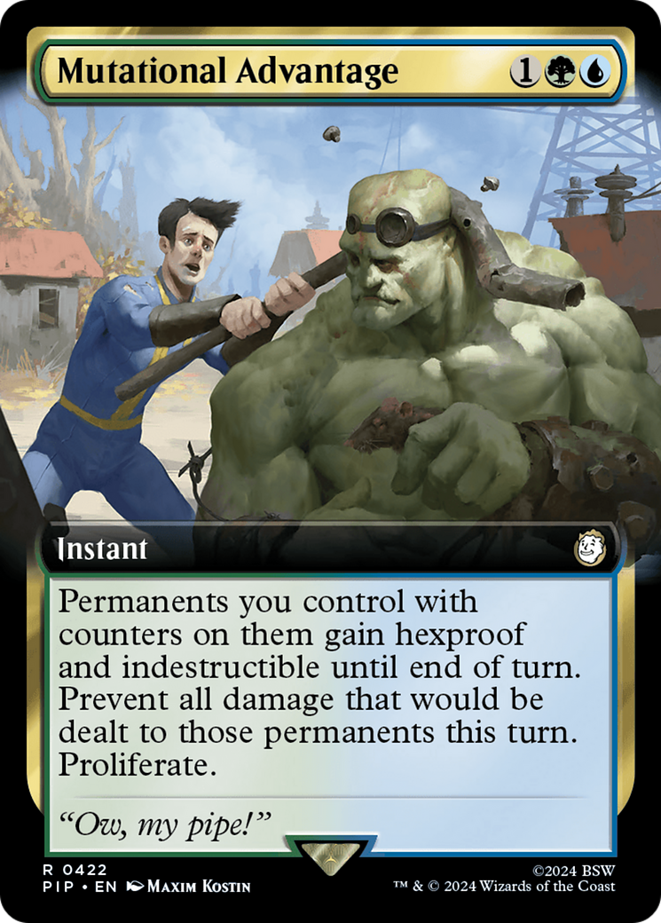 Mutational Advantage (PIP-422) (Extended Art) (Foil)
