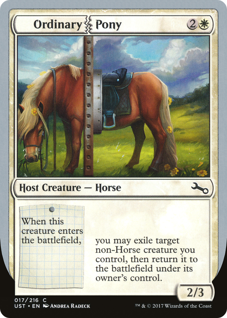 Ordinary Pony (UST-017) (Foil)