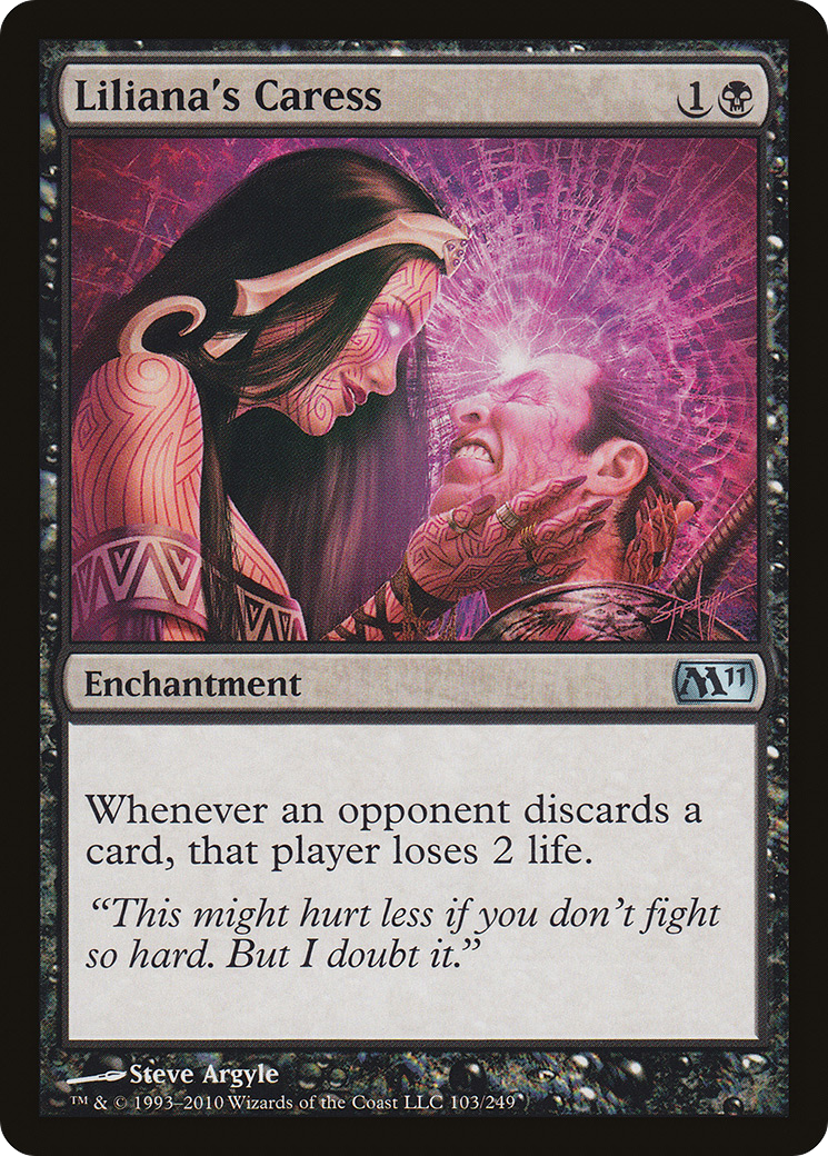 Liliana's Caress (M11-103) (Foil)