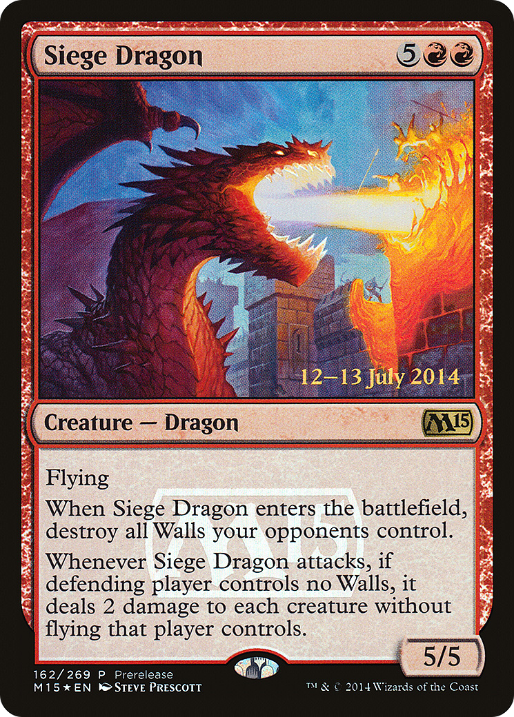 Siege Dragon (PRE-162) (Foil)
