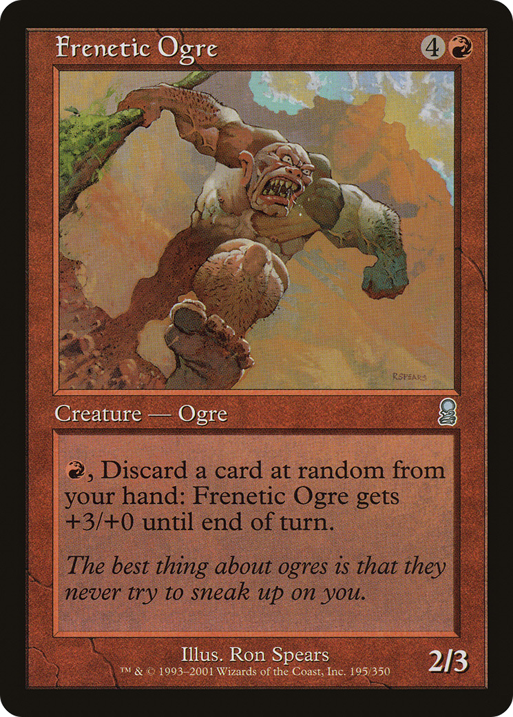 Frenetic Ogre (ODY-195) (Foil)