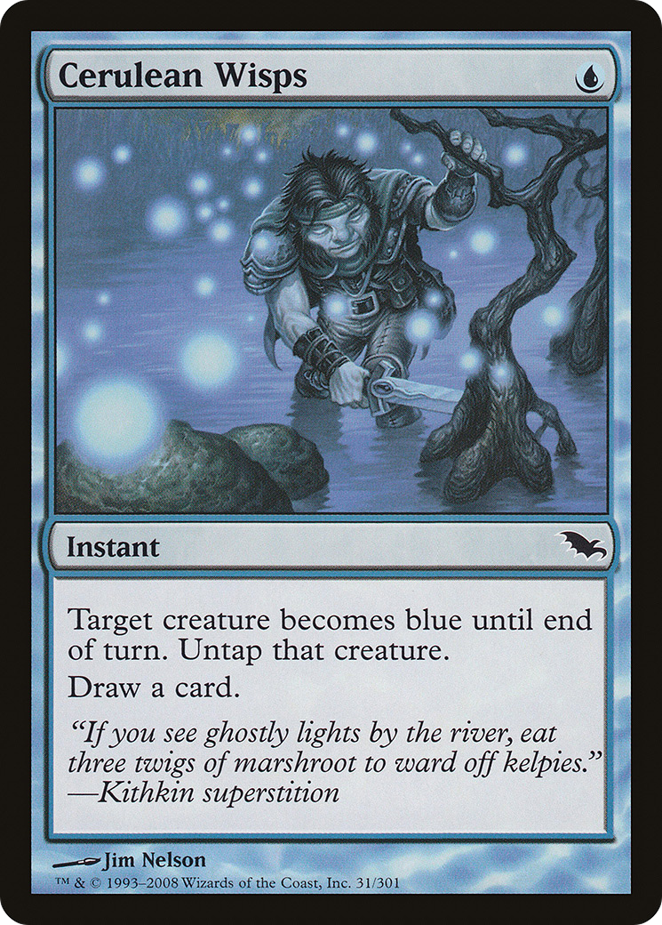Cerulean Wisps (SHM-031) (Foil)