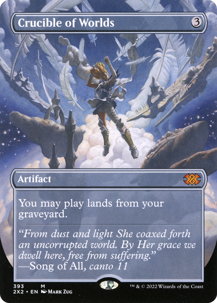 Crucible of Worlds (2X2-393) (Borderless) (Foil)