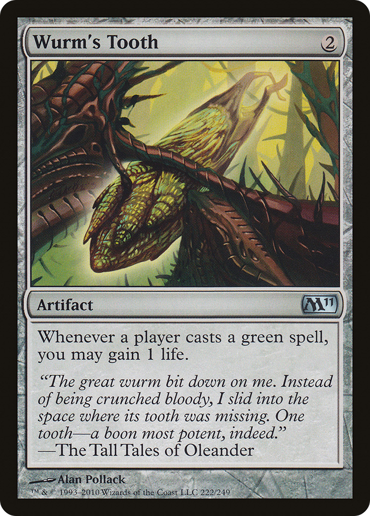 Wurm's Tooth (M11-222) (Foil)