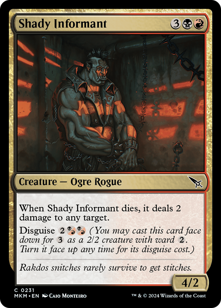 Shady Informant (MKM-231) (Foil)