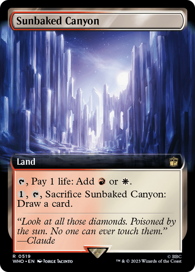 Sunbaked Canyon (WHO-519) (Extended Art) (Foil)