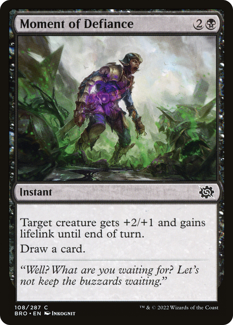 Moment of Defiance (BRO-108) (Foil)