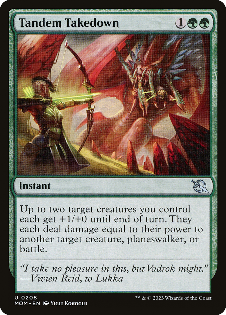 Tandem Takedown (MOM-208) (Foil)