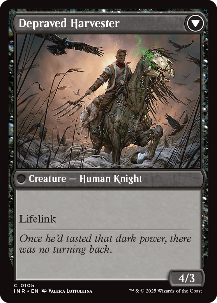 Desperate Farmer // Depraved Harvester (INR-105) (Foil)