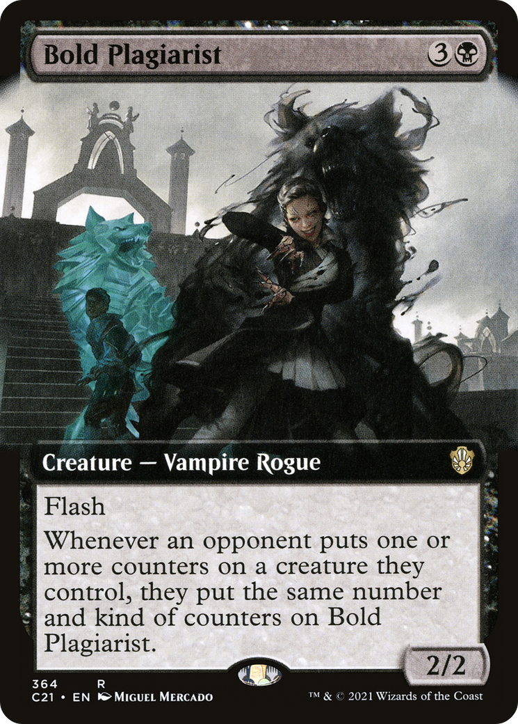 Bold Plagiarist (C21-364) (Extended Art)