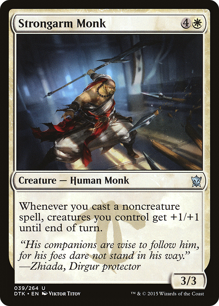 Strongarm Monk (DTK-039) (Foil)