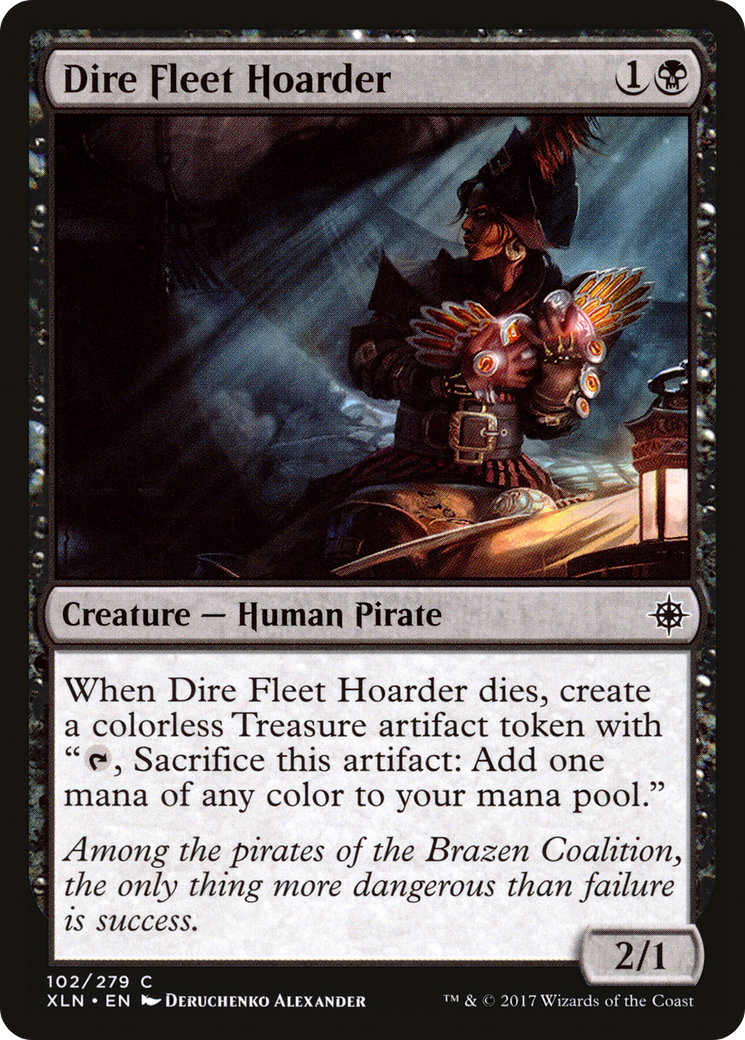Dire Fleet Hoarder (XLN-102) (Foil)