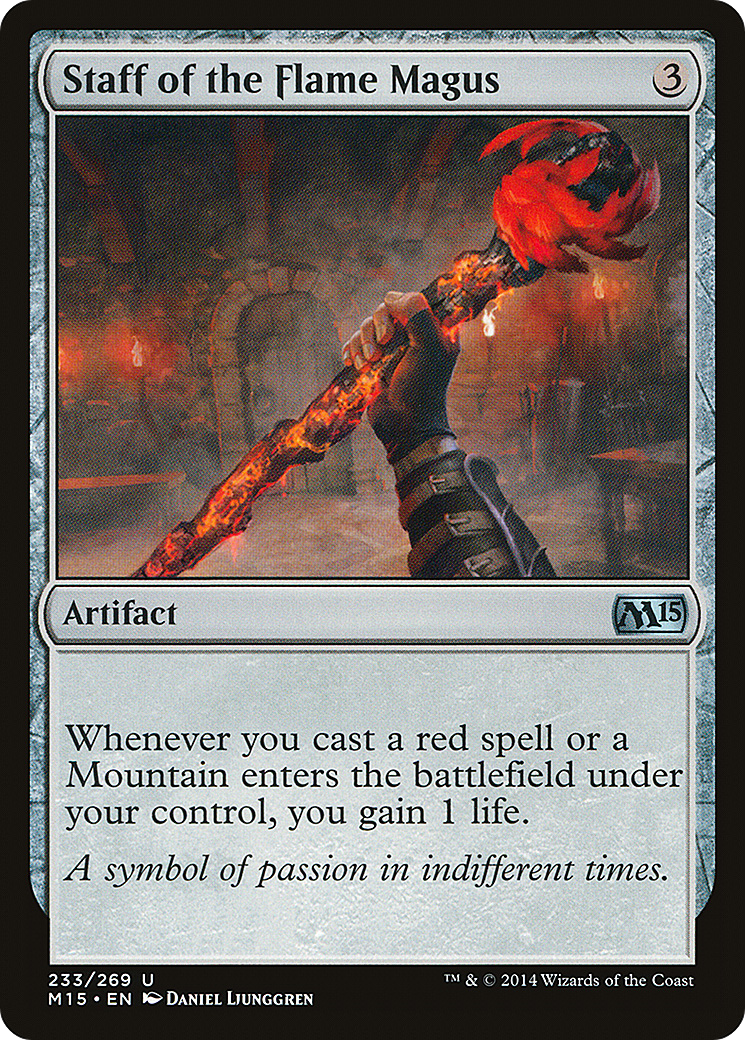 Staff of the Flame Magus (M15-233)