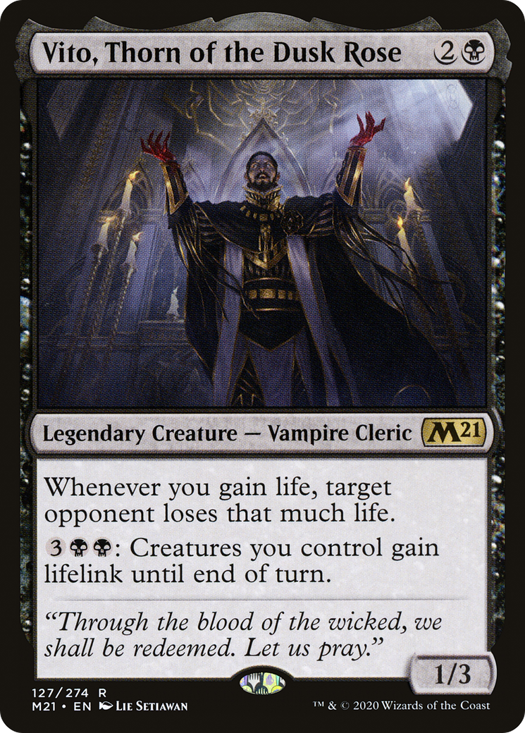 Vito, Thorn of the Dusk Rose (M21-127) (Foil)