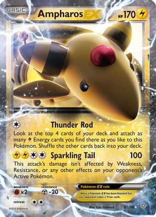 Ampharos EX (AOR-027) (Holofoil)