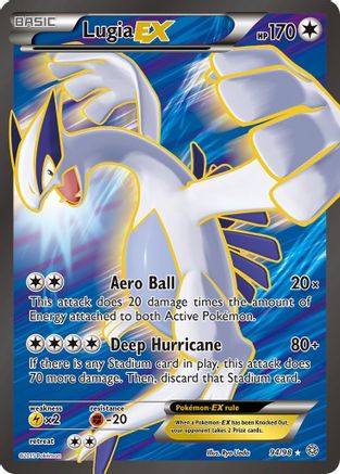 Lugia EX (94 Full Art) (AOR-) (Holofoil)