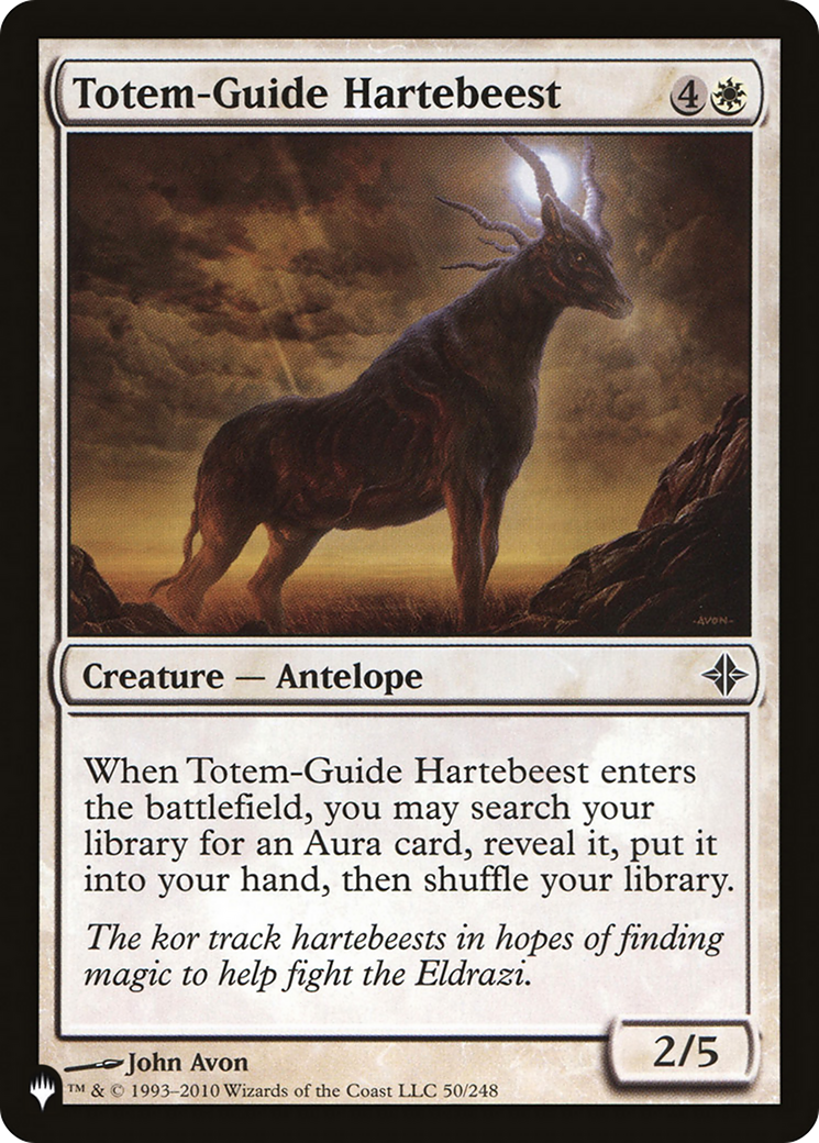 Totem-Guide Hartebeest (LIST-ROE-50)