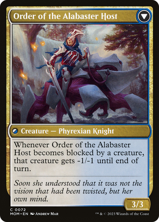 Order of the Mirror // Order of the Alabaster Host (MOM-072) (Foil)