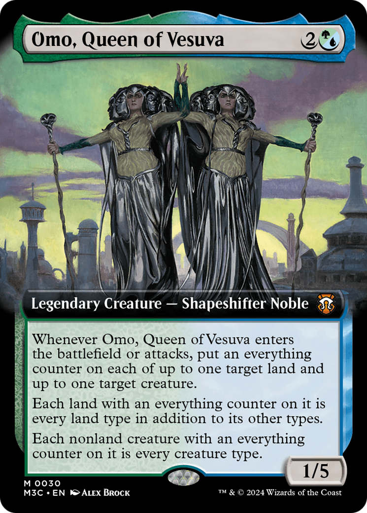 Omo, Queen of Vesuva (M3C-030) (Extended Art) (Foil)