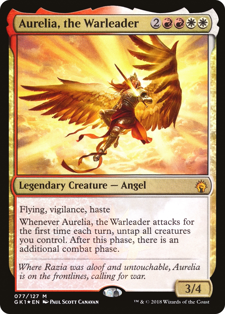Aurelia, the Warleader (GR1-077) (Foil)