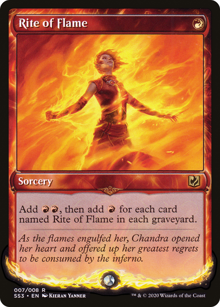 Rite of Flame (SS3-007) (Foil)