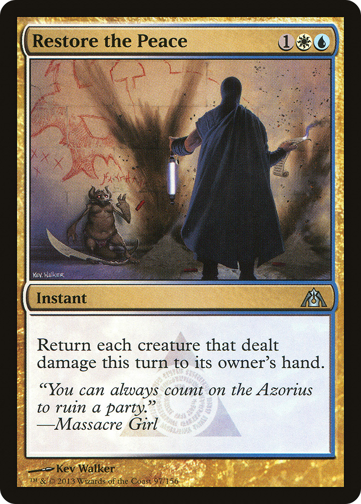Restore the Peace (DGM-097) (Foil)