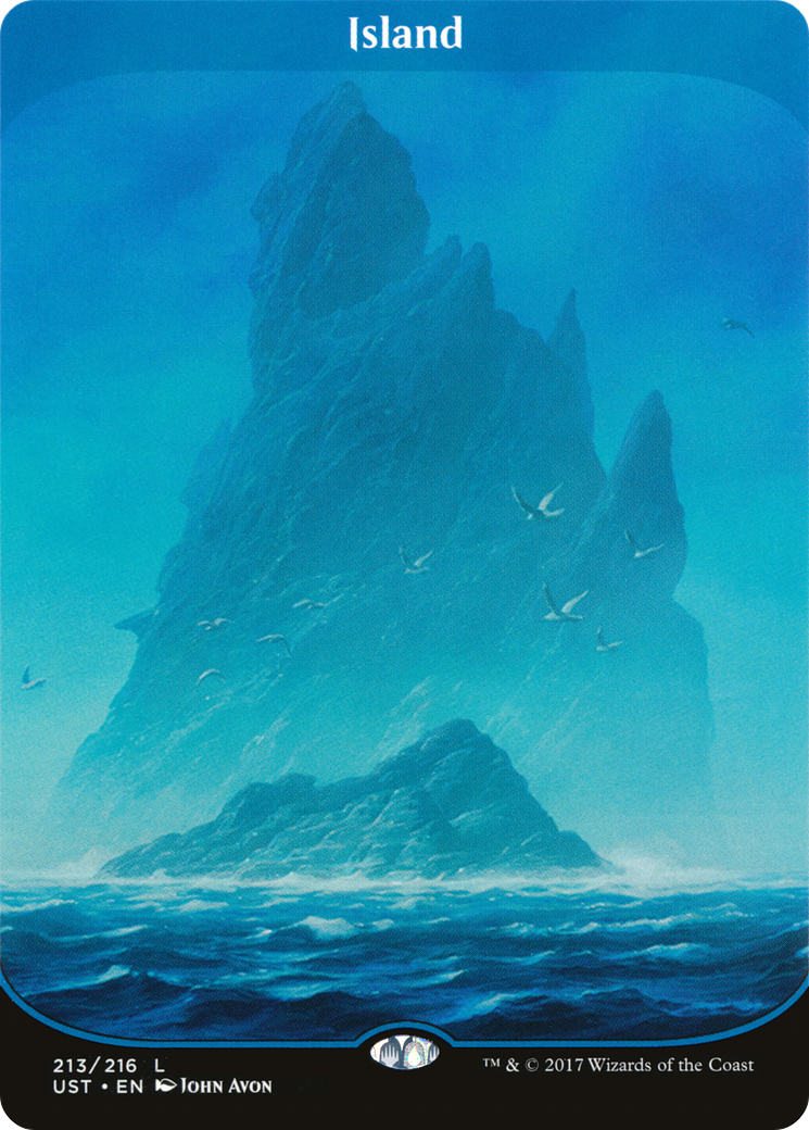 Island (UST-213) (Borderless) (Foil)
