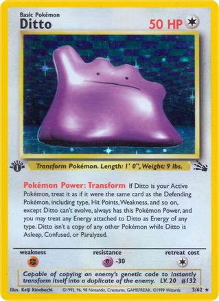 Ditto (3) (FO-003) (Unlimited Holofoil)