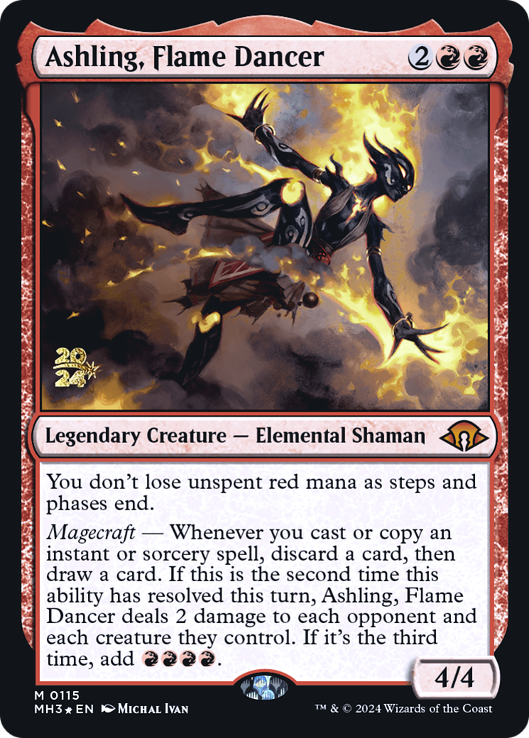 Ashling, Flame Dancer (PRE-115S) (Foil)
