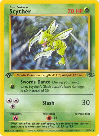Scyther (26) (JU-026) (1st Edition)