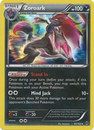 Zoroark (BKT-091) (Reverse Holofoil)