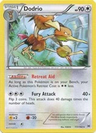 Dodrio (BKT-117) (Reverse Holofoil)