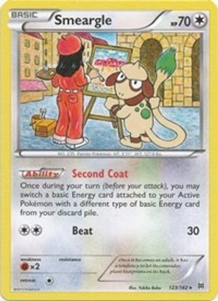 Smeargle (BKT-123) (Reverse Holofoil)