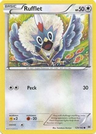 Rufflet (BKT-129) (Reverse Holofoil)