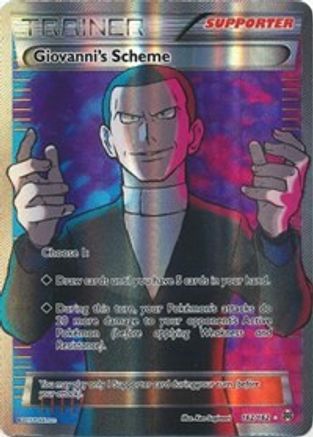 Giovanni's Scheme (Full Art) (BKT-162) (Holofoil)