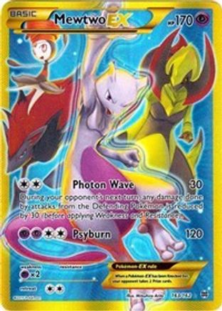 Mewtwo EX (163 Secret Full Art) (BKT-163) (Holofoil)