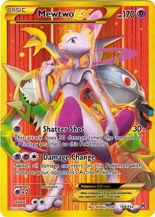 Mewtwo EX (164 Secret Full Art) (BKT-164) (Holofoil)