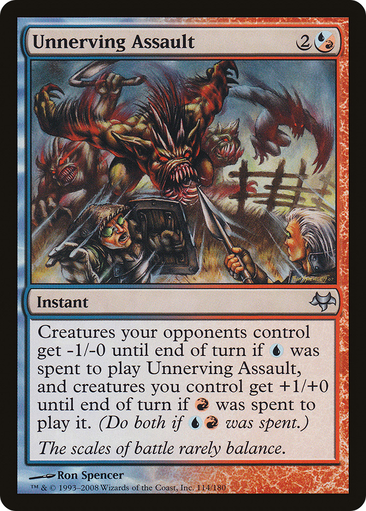 Unnerving Assault (EVE-114) (Foil)
