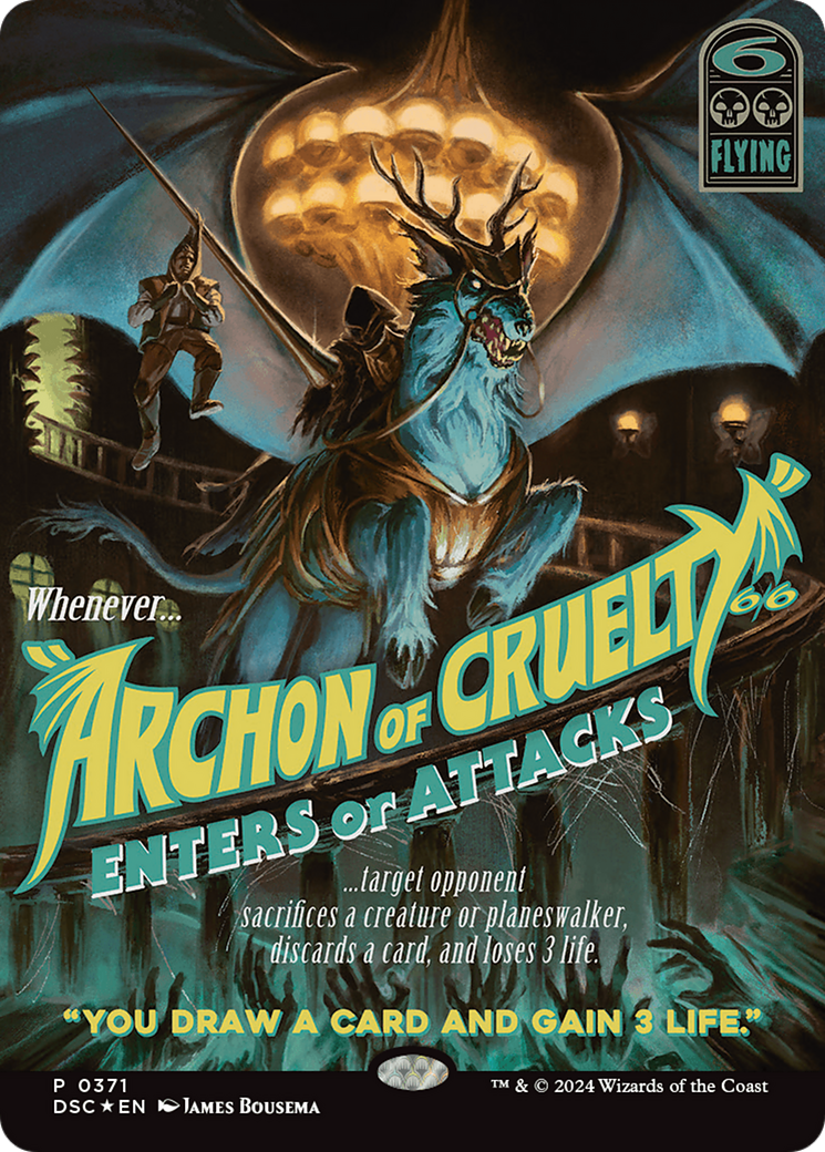 Archon of Cruelty (DSC-371) (Borderless) (Foil)