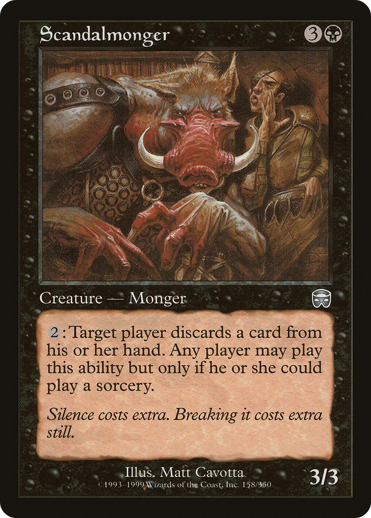 Scandalmonger (MMQ-158) (Foil)
