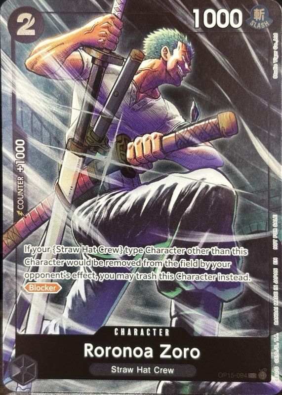 Roronoa Zoro (OP15-094) (Dash Pack) (OP15-094) (Foil)