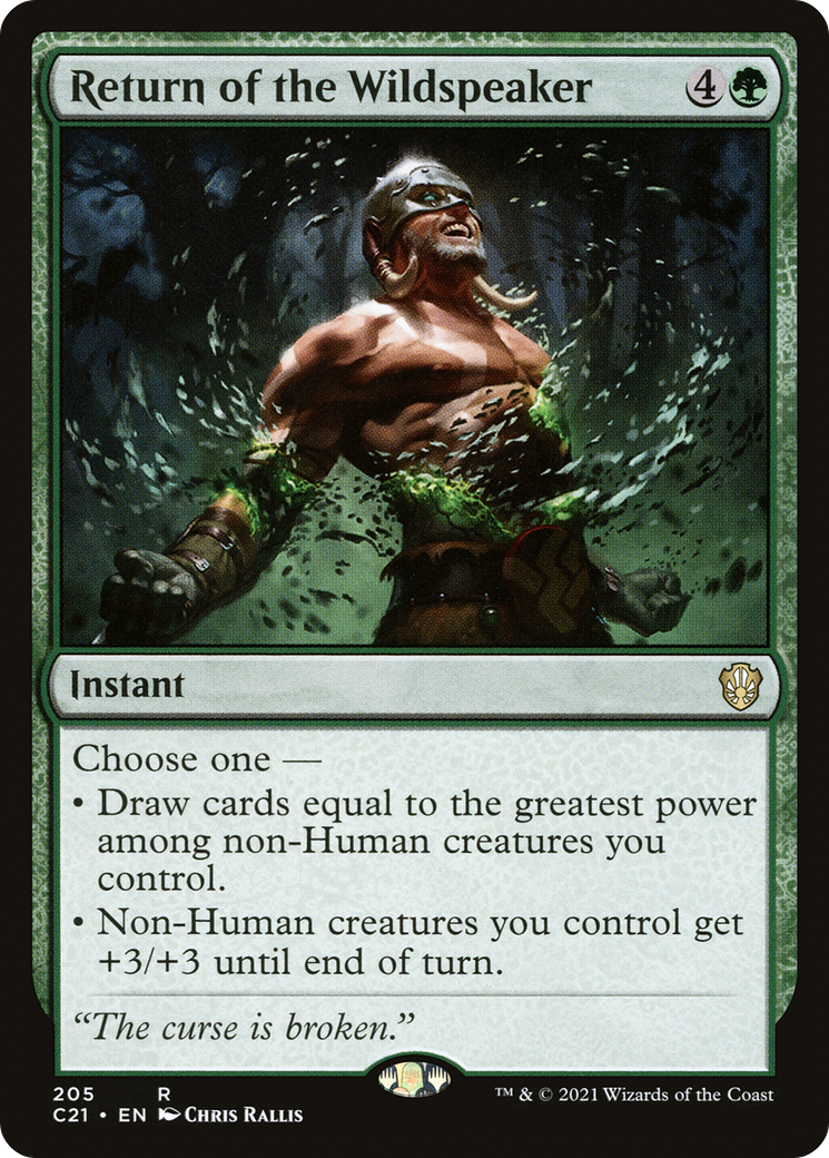 Return of the Wildspeaker (C21-205)