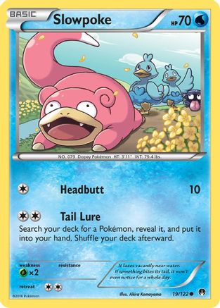 Slowpoke (BKP-019) (Reverse Holofoil)