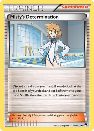 Misty's Determination (BKP-104) (Reverse Holofoil)