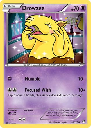 Drowzee (BKP-050) (Reverse Holofoil)