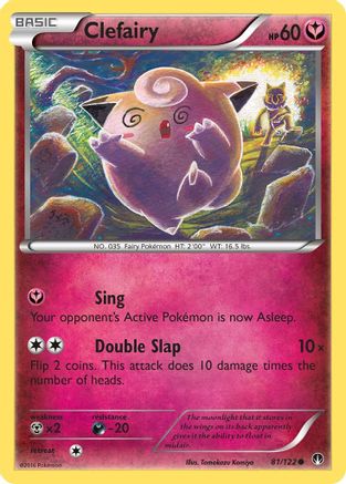 Clefairy (BKP-081) (Reverse Holofoil)