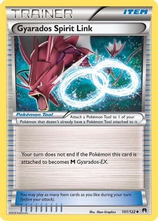 Gyarados Spirit Link (BKP-101) (Reverse Holofoil)