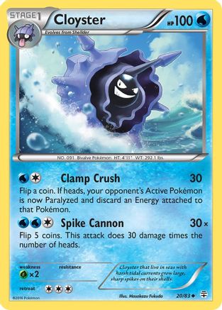 Cloyster (GEN-) (Reverse Holofoil)