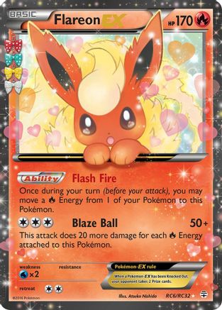Flareon EX (GEN-RC6) (Holofoil)